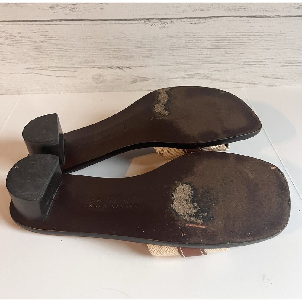 Vintage Lauren Ralph Lauren Brielle Slides Sandals, Ladies Size 6B - Picture 8 of 8